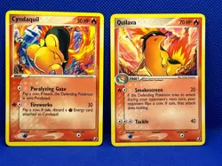 Pokemon Tcg Cyndaquil 54/115 & Quilava 45/115 Unseen Forces Non Holo - Image 1