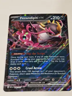 Pokemon Fezandipiti ex 38/64 Scarlet & Violet Shrouded Fable Flip The Script - Image 2