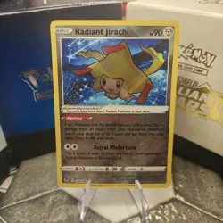 Radiant Jirachi Pokemon SWSH12 Silver Tempest Radiant Rare - Image 1