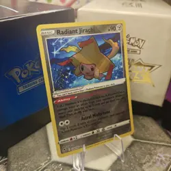 Radiant Jirachi Pokemon SWSH12 Silver Tempest Radiant Rare - Image 2
