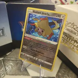 Radiant Jirachi Pokemon SWSH12 Silver Tempest Radiant Rare - Image 3
