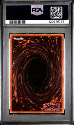 Yu-gi-oh! Stampede Dark Magician 8th Art RA04-EN106 Platinum Secret Rare PSA 9 - Image 2