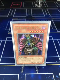 Yugioh Dark Ruler Ha Des Legacy of Darkness 1st Ed Ultra Rare LOD-001 Konami LP - Image 1