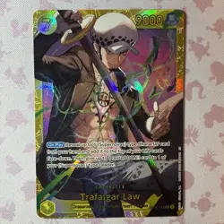 One Piece TCG Trafalgar Law OP10-119 SEC PRB02 The Best Vol. 2 Holo NM ENG - Image 1