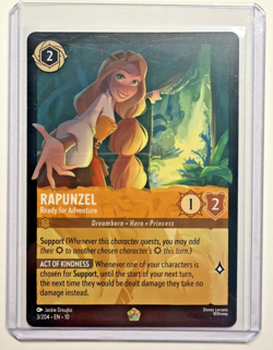 Disney Lorcana-Whispers in the Well-Rapunzel #3/204-Ready for Adventure - Image 3