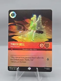 Disney Lorcana Whispers in the Well Tinker Bell-Fancy Footwork 214/204 NM Epic - Image 1