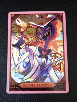 Hazbin Hotel Season 2 2nd Edition Card - Winner Pentious 52/60 - Foil - Image 1