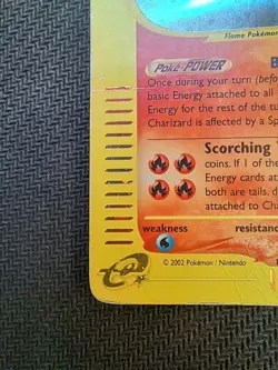 2002 POKEMON CARD CHARIZARD DRACAUFEU HOLO 6/165 EXPEDITION Vintage - Image 3