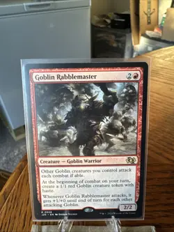 Goblin Rabblemaster R Foundations Jumpstart 558 Near Mint Condition - Image 1