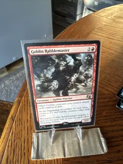 Goblin Rabblemaster R Foundations Jumpstart 558 Near Mint Condition - Image 2