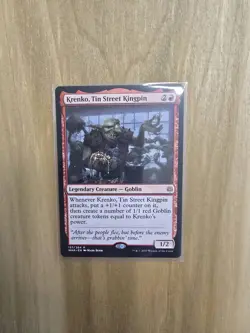 Krenko, Tin Street Kingpin - #137/264 (NM) War of the Spark Magic MTG - Regular - Image 1