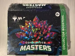 MTG Commander Masters Collector Booster Box Sealed Display Magic the Gathering 195166216683 - Image 1