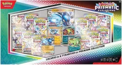 Pokemon TCG Scarlet And Violet Prismatic Evolutions Lucario ex & Tyranitar ex - Image 1