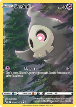 Duskull GG28/GG70 Holo Crown Zenith Galarian Gallery Pokemon NM/M - Image 4