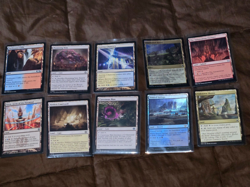 MTG Uncommon Lands x10 Nivix Aerie of the Firemind/Cavernous Maw/Hidden Courtyar - Image 1