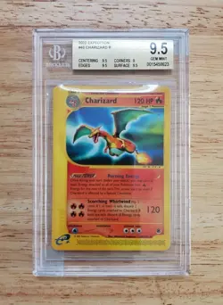 Pokemon BGS 9.5 GEM MINT 2002 Charizard 40/165 Expedition Rare Card - Image 1