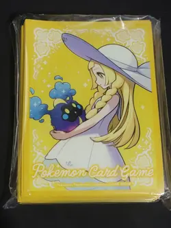 Japanese Pokemon Center Lillie & Cosmog Sleeves - Image 1