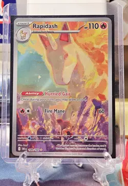 Rapidash - 189/182 Illustration Rare Destined Rivals Pokemon TCG - Image 1