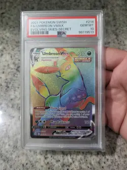 Pokemon 2021 Umbreon Vmax 214/203 Full Art Evolving Skies Psa 10 - Image 1