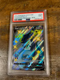 POKEMON 2021 Shining Fates Premium Coll Promo DRAGAPULT Vmax #096 PSA 9 Mint - Image 1