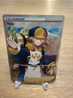 Pokemon Volo Crown Zenith 151/159 Ultra Rare Trainer Supporter Full Art Holo - Image 1