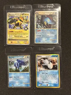 (x4) Pokemon TCG Rare Vintage Holo Cards Collection 2006-2010 Lv. X - HP LOT - Image 1