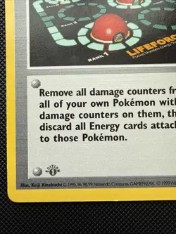 1st Edition Pokemon Center 085/102 Base Set (Shadowless) Regular - LP - Image 2