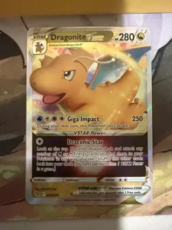 Dragonite VSTAR - 050/078 - Pokemon Go Sword & Shield Ultra Rare Card NM - Image 1