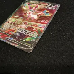 Pokemon Sylveon V Ultra Rare Full Art Holo 184/203 SWSH07 Evolving Skies 200 HP - Image 2