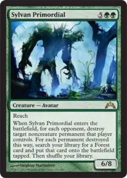 MTG Sylvan Primordial, Gatecrash, Heavily Played, English - Image 1