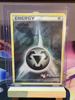 2011 POKEMON CALL OF LEGENDS STEELIX METAL ENERGY 95/95 PLAY! STAMPED HOLO NM - Image 3