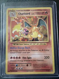 Pokemon TCG 2016 Charizard 11/108 Holo Rare XY Evolutions DMG - Image 1