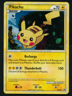 Pokemon Pikachu HGSS03 Black Star Promo 2010 (NM) - Image 1