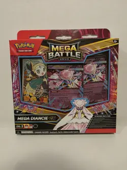 Pokemon Trading Cards Mega Battle Deck Box DIANCIE ex Play Level 2 - Image 1