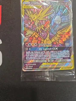 Moltres Zapdos Articuno GX SM210 Pokemon Sun Moon Black Star Promo English NM - Image 5