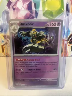 Pokemon TCG Dusknoir Pokeball Reverse Holo 037/131 - NM Prismatic Evolutions - Image 1