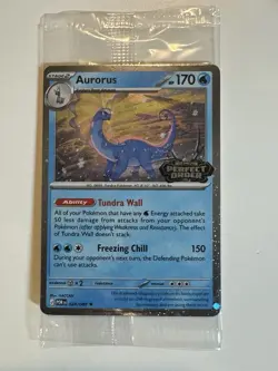 Aurorus 024/088 - Cosmo Holo - Pokemon Perfect Order Stamped Promo SEALED - Image 1