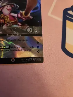 Disney Lorcana Ursula's Return PIGLET Sturdy Swordsman Enchanted Foil #221/204 - Image 5