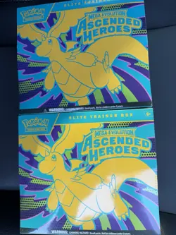 Pokemon TCG - Ascended Heroes ETB Elite Trainer Box NEW & SEALED Lot Of 2 Boxes - Image 1