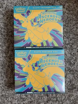 Pokemon TCG Mega Evolutions Ascended Heroes ETB - Factory Sealed NEW - Lot of 2 - Image 1