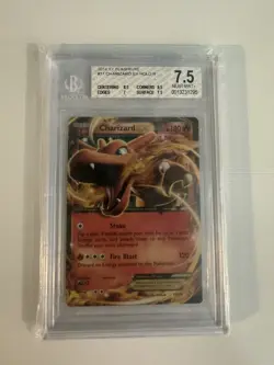 BGS 7.5 Charizard EX 11/106 HOLO RARE Pokemon Card - Image 1