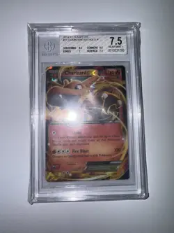 BGS 7.5 Charizard EX 11/106 HOLO RARE Pokemon Card - Image 2