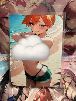 Matte Beautiful Waifu Handmade Card Goddess Story CCG Anime Double Sided - Image 1