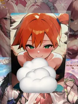 Matte Beautiful Waifu Handmade Card Goddess Story CCG Anime Double Sided - Image 2