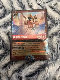 Mickey Mouse - Pirate Captain (Disney Cruise Promo) 13 Disney Lorcana Cards Holo - Image 1