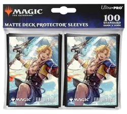 MTG Final Fantasy Tidus, Yuna's Guardian Ultra Pro Matte Card Sleeves 100ct - Image 2