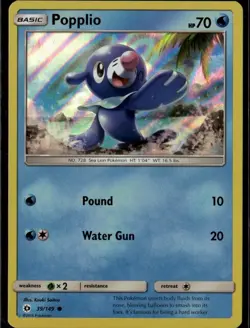 Popplio - 39/149 (Water Web Holo) Promo Miscellaneous Cards & Products 039/149 N - Image 1
