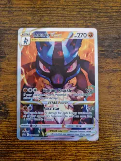 Pokemon Card Lucario VSTAR SWSH291 Sword & Shield Black Star Promo - NM - Image 1