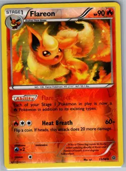 Flareon 13/98 Reverse Holo XY - Ancient Origins - Pokemon Card - NM - Image 1