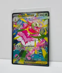 Mega Meganium EX Full Art Secret Rare Holo Pokemon TCG Card 272/217 - Image 1